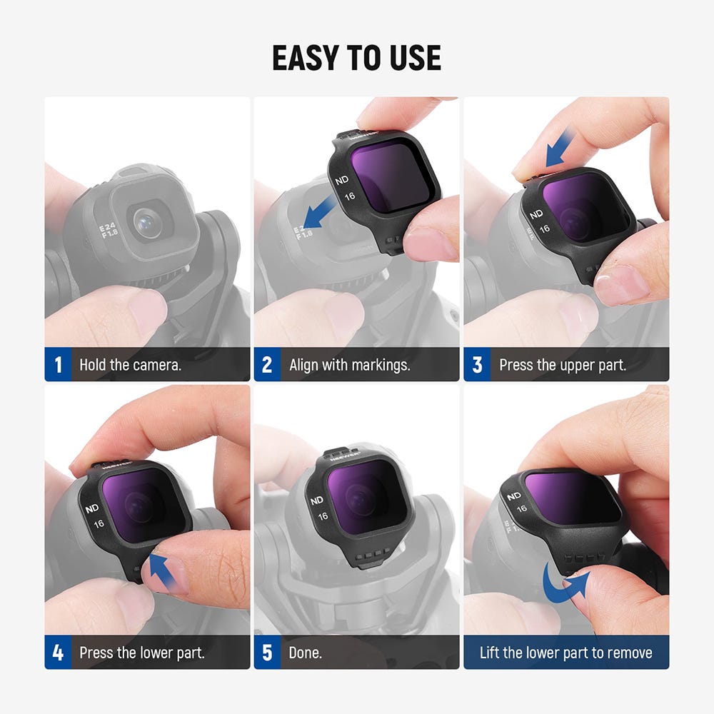 NEEWER ND Filter Kit for DJI Mini 5 Pro - 4 Pack
