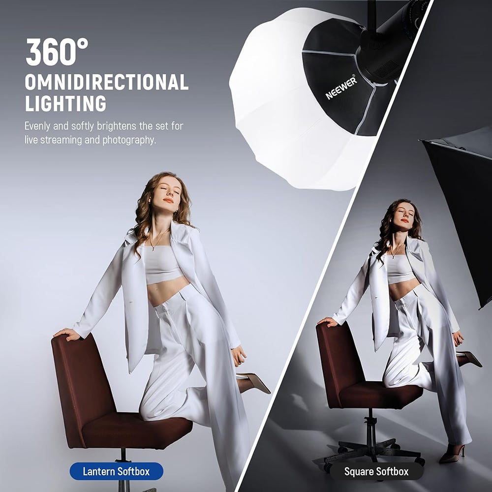 NEEWER NS20L 50cm Quick Release Lantern Bowens Mount Softbox