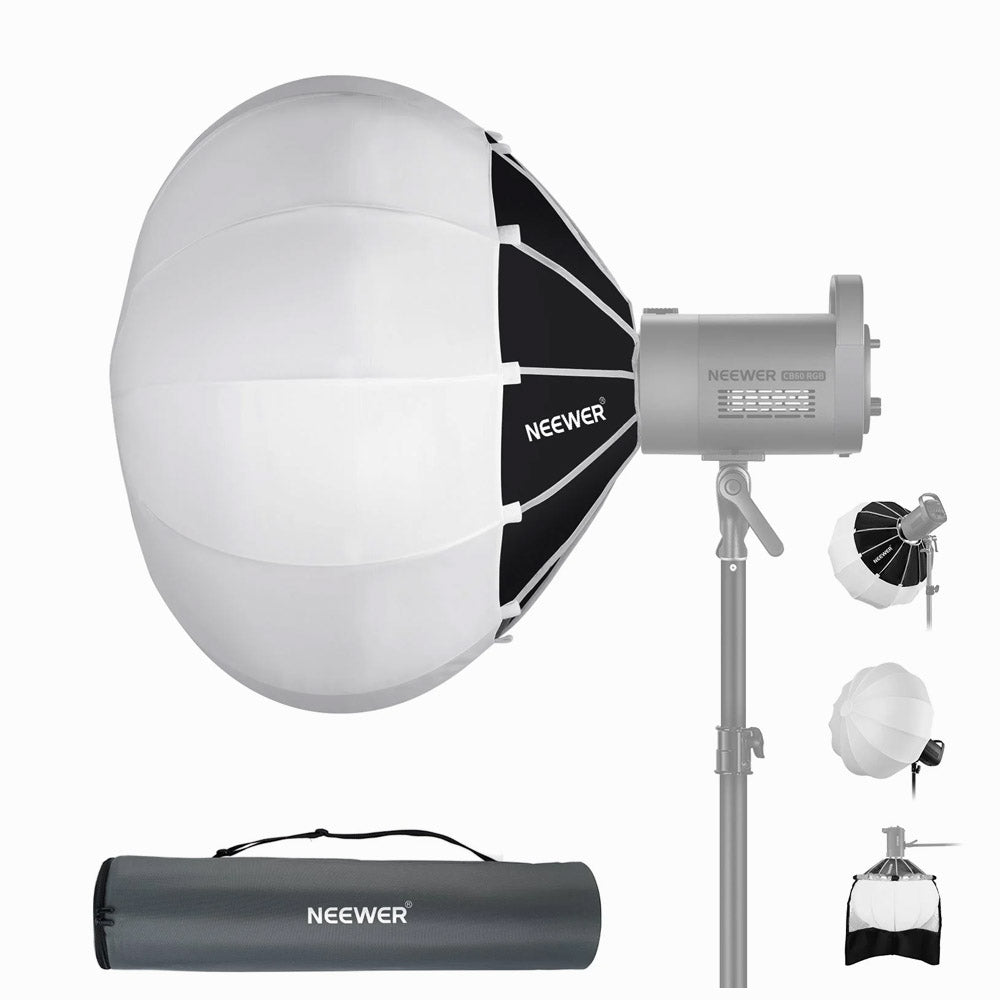 NEEWER NS50L 50cm Quick Release Lantern Softbox with Barn Doors