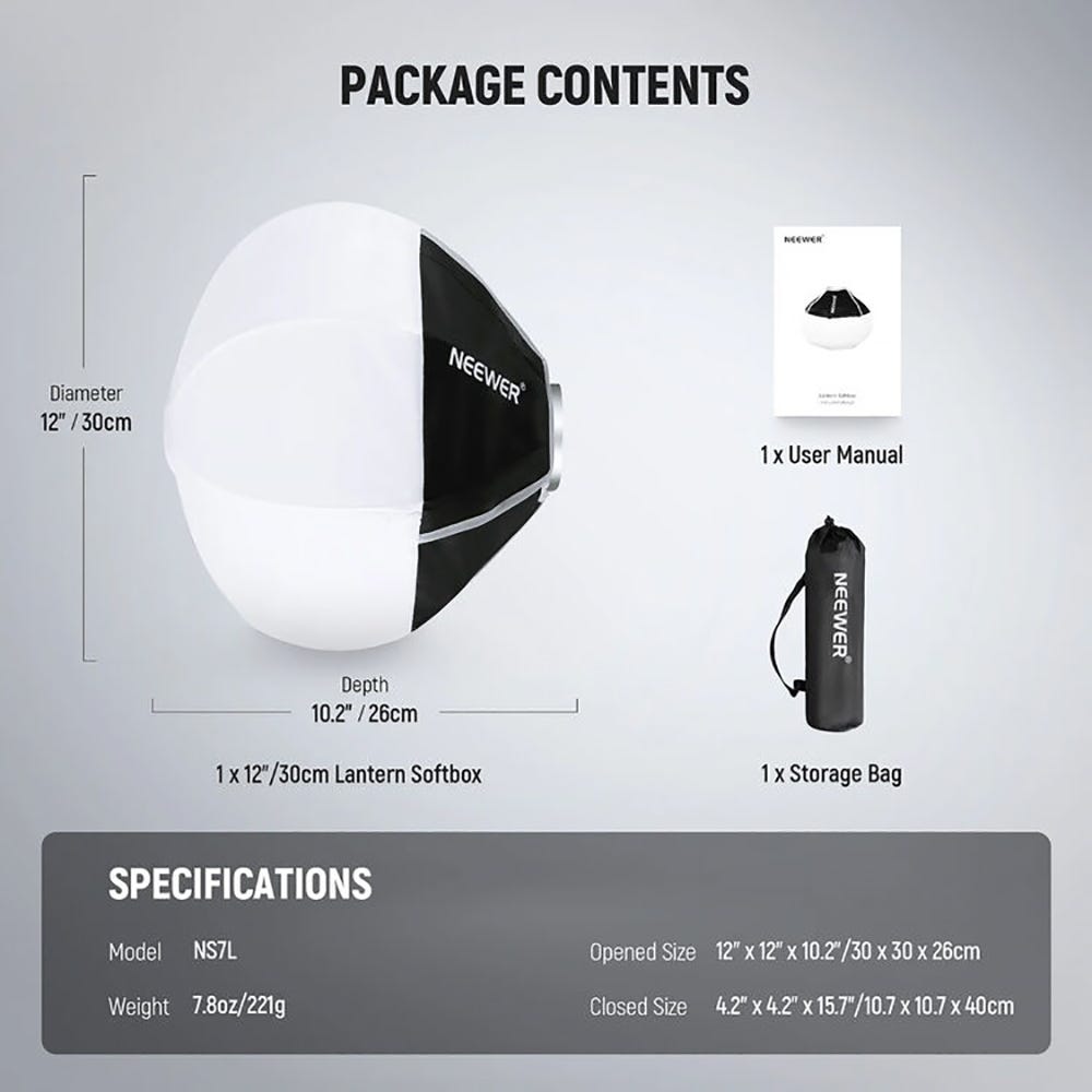 NEEWER NS7L Quick Release Lantern Softbox