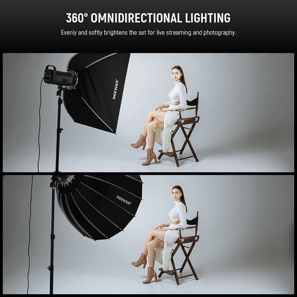 NEEWER NS90P 90cm Quick Release Parabolic Bowens Mount Softbox