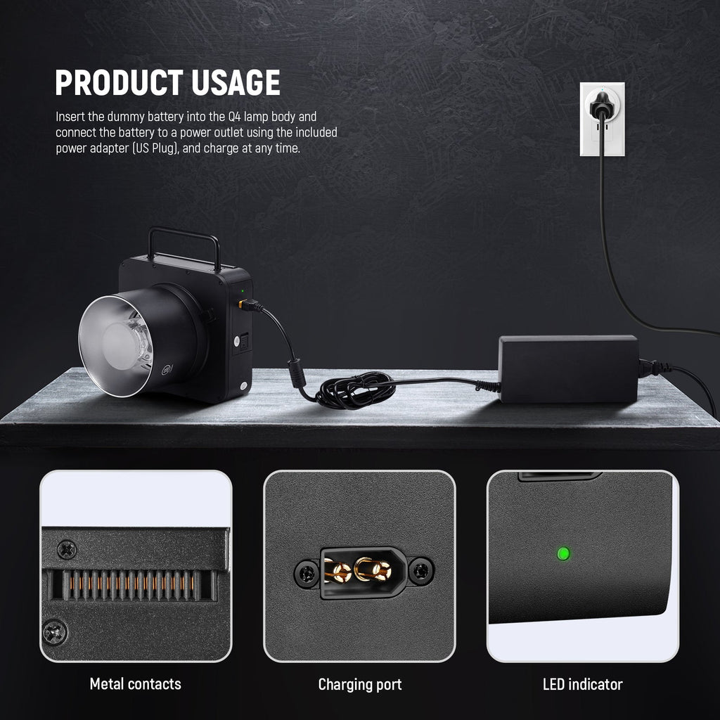 NEEWER NT-Q4 AC Power Adapter Kit