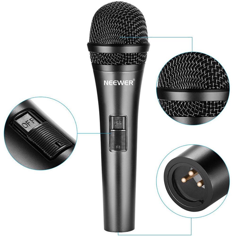 NEEWER NW-040 Cardioid Microphone with XLR Cable