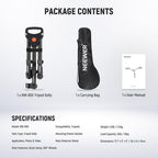 NEEWER NW-600 Tripod Slider with 2" Wheels