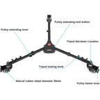 NEEWER NW-600 Tripod Slider with 3" Wheels