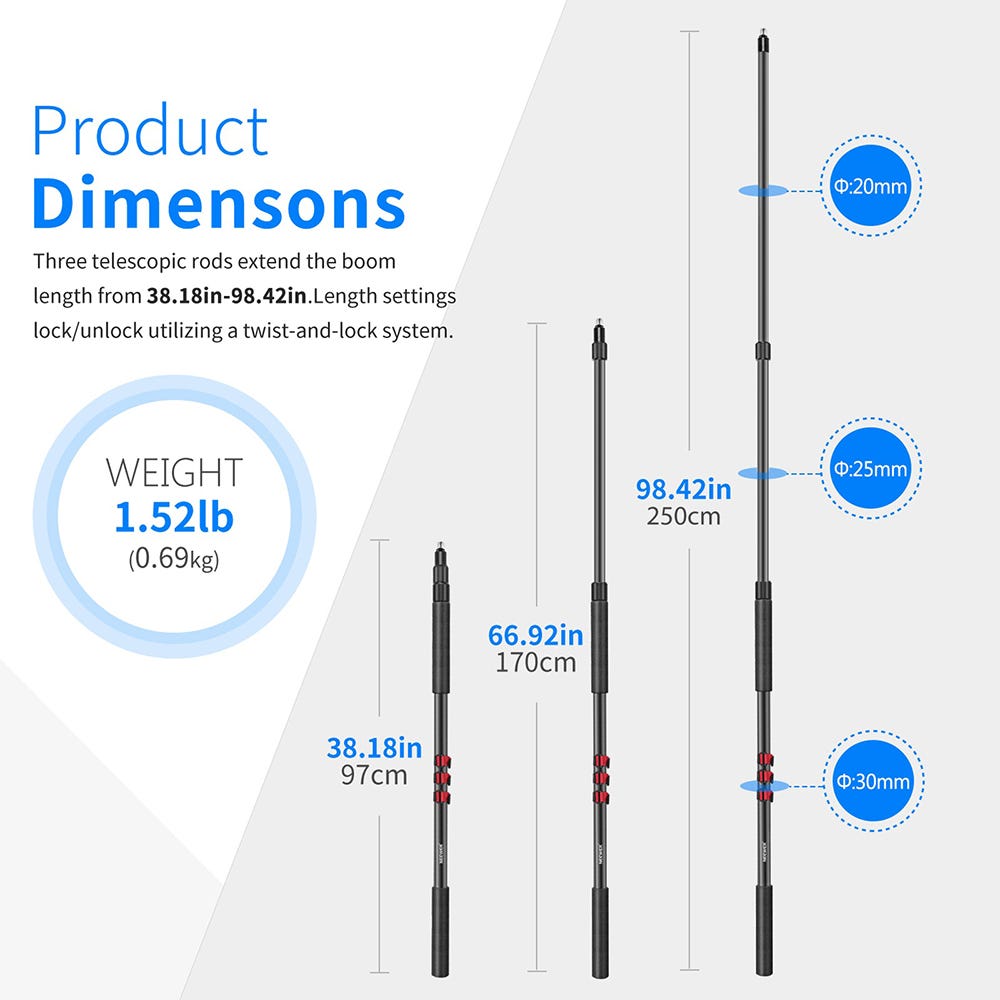 NEEWER NW-7000 Microphone Boom Arm