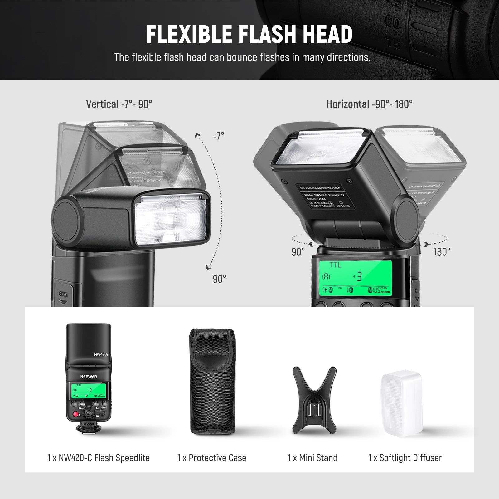 NEEWER NW420C Flashlight