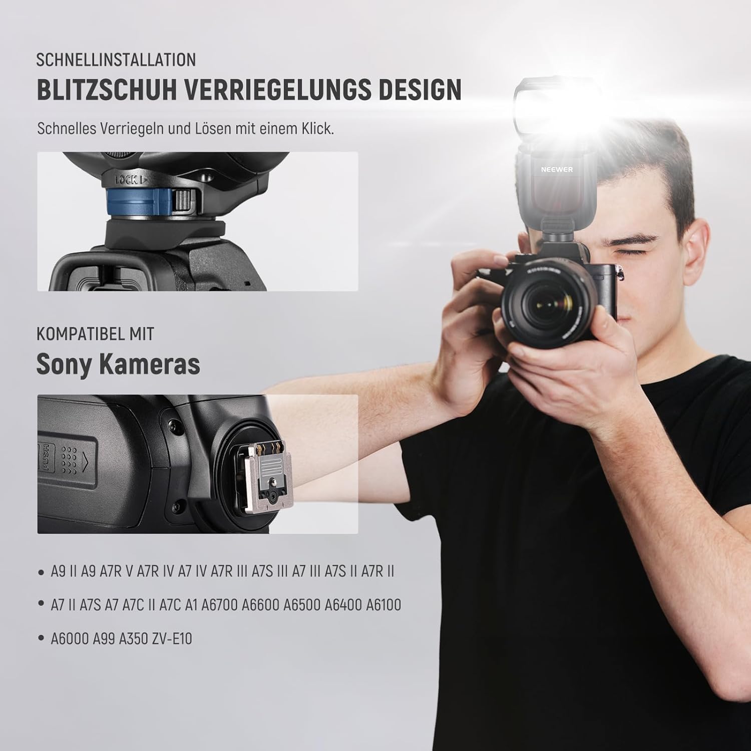 NEEWER NW760-S TTL Flash Speedlite - Sony