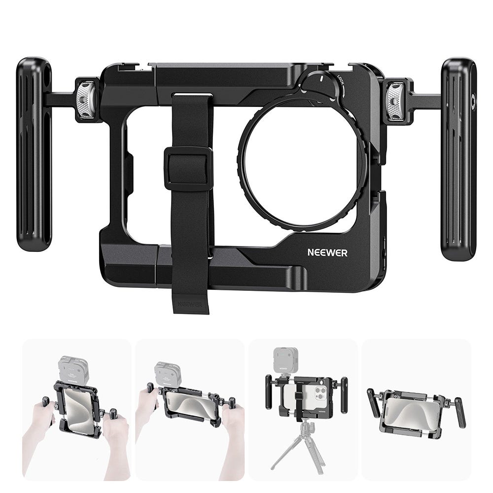 NEEWER PA-017 Universal Phone Video Rig with Handles