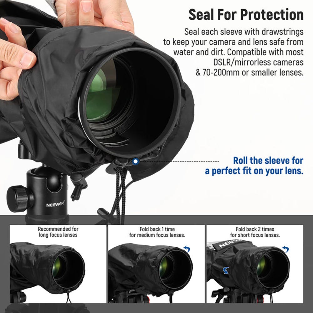 NEEWER PB003 Small Rain Cover for Camera