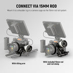 NEEWER PG001 Mini Follow Focus with AB stops & 15mm Rod Clamp