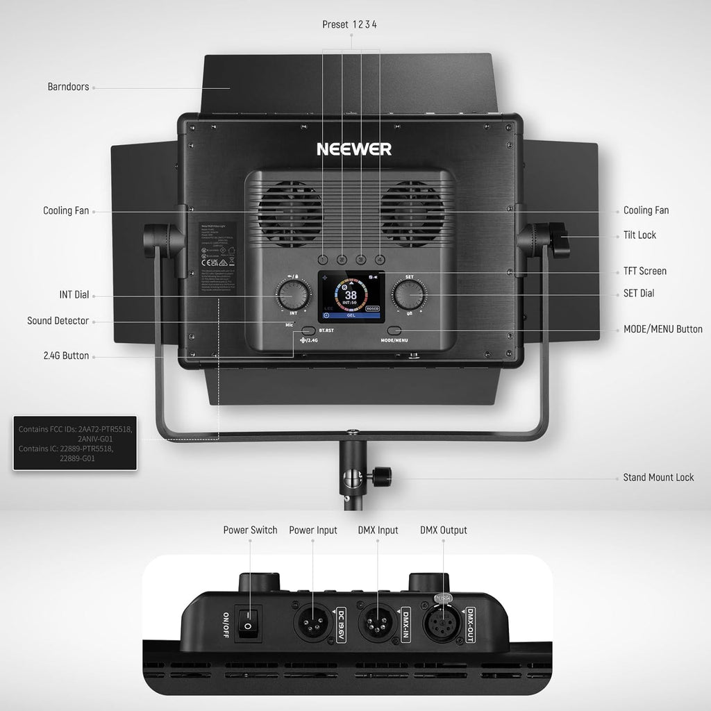 NEEWER PL60C RGB Video Light