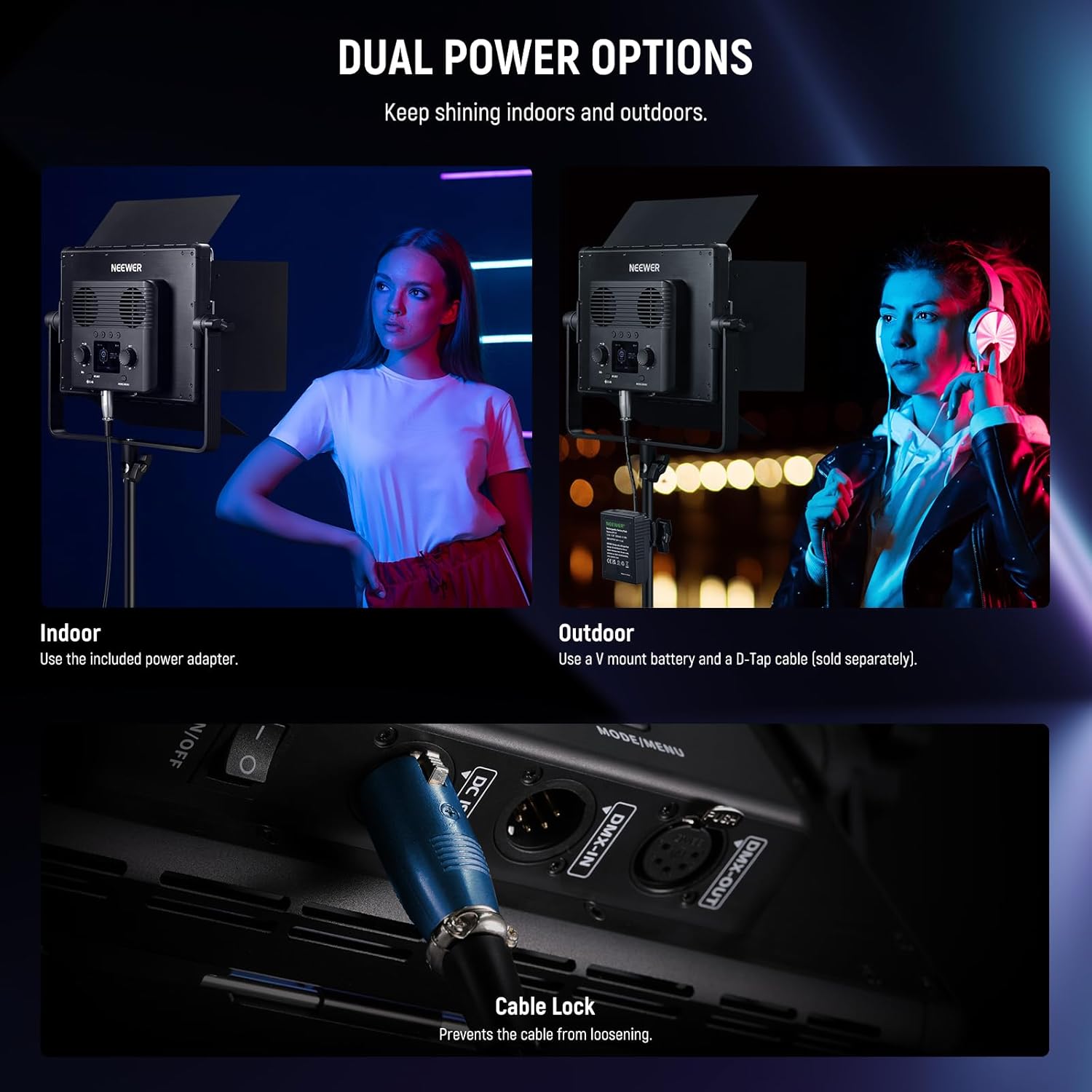 NEEWER PL60C RGB Video Light