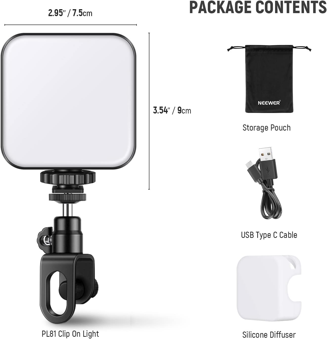 NEEWER PL81 Video Conference Lighting 
