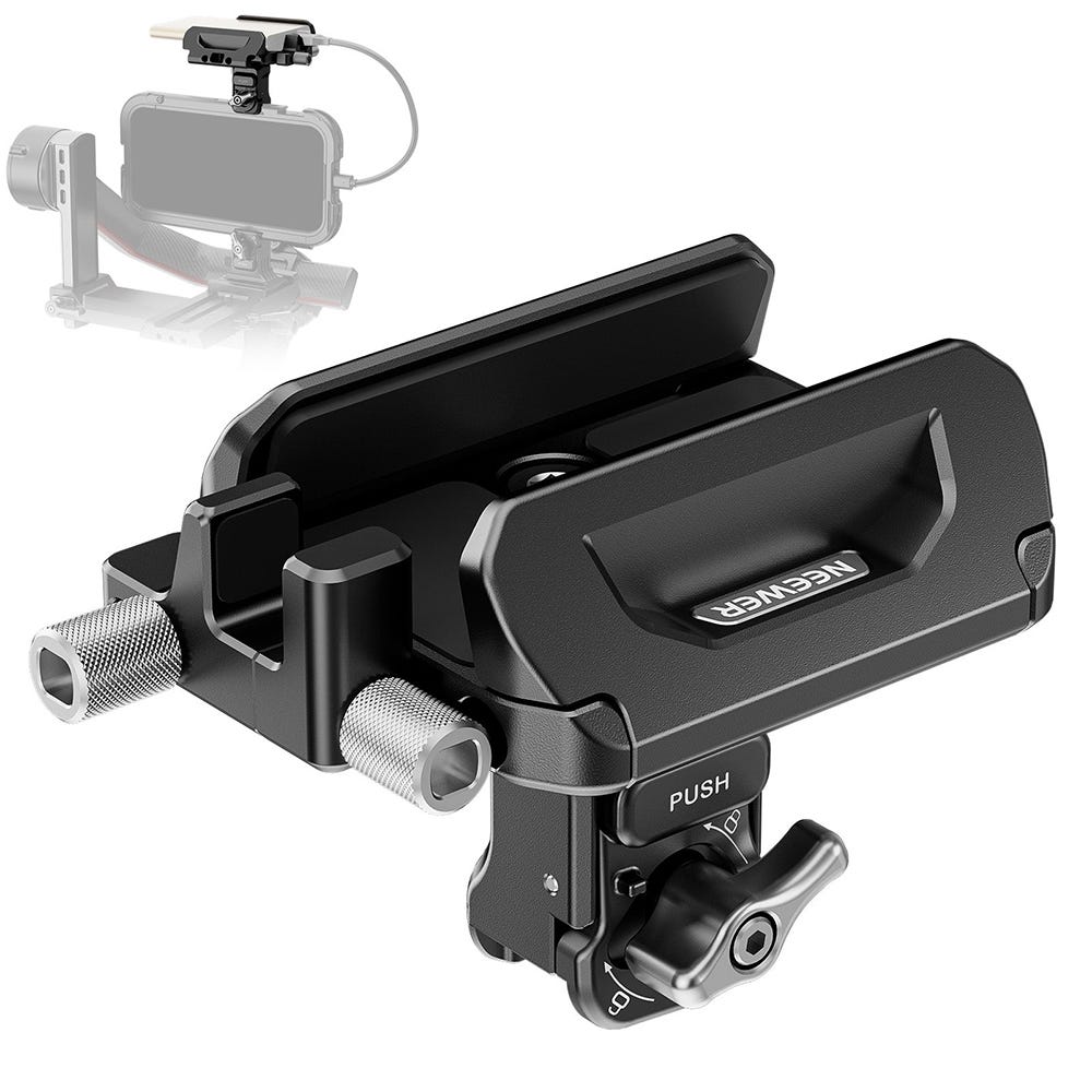 NEEWER Portable SSD Clamp Holder for Phone Cage