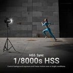 NEEWER Q120 Outdoor Studio Flash with Battery