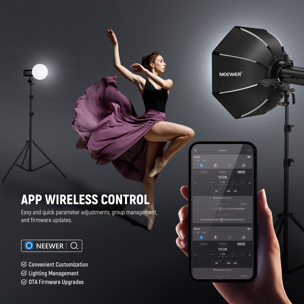 NEEWER Q200 2.4g Outdoor Studio Flash