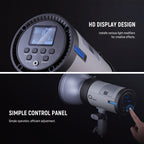 NEEWER Q300 300w 2.4g Outdoor Studio Flash Strobe with Lithium Battery
