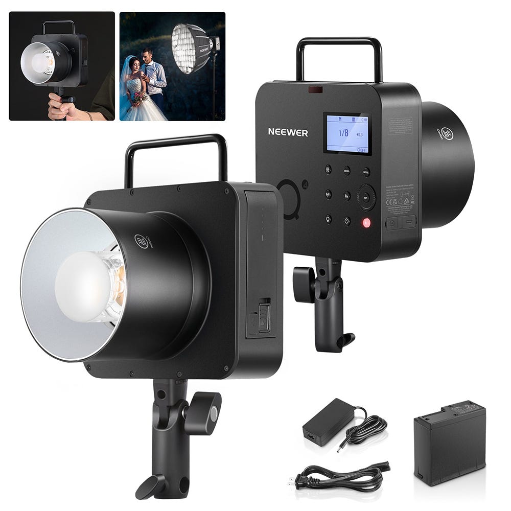 NEEWER Q4 Outdoor Studio Flash with Battery