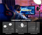 NEEWER R10 Desktop Ring Light with Light Stand and Phone Holder - 2 Pack
