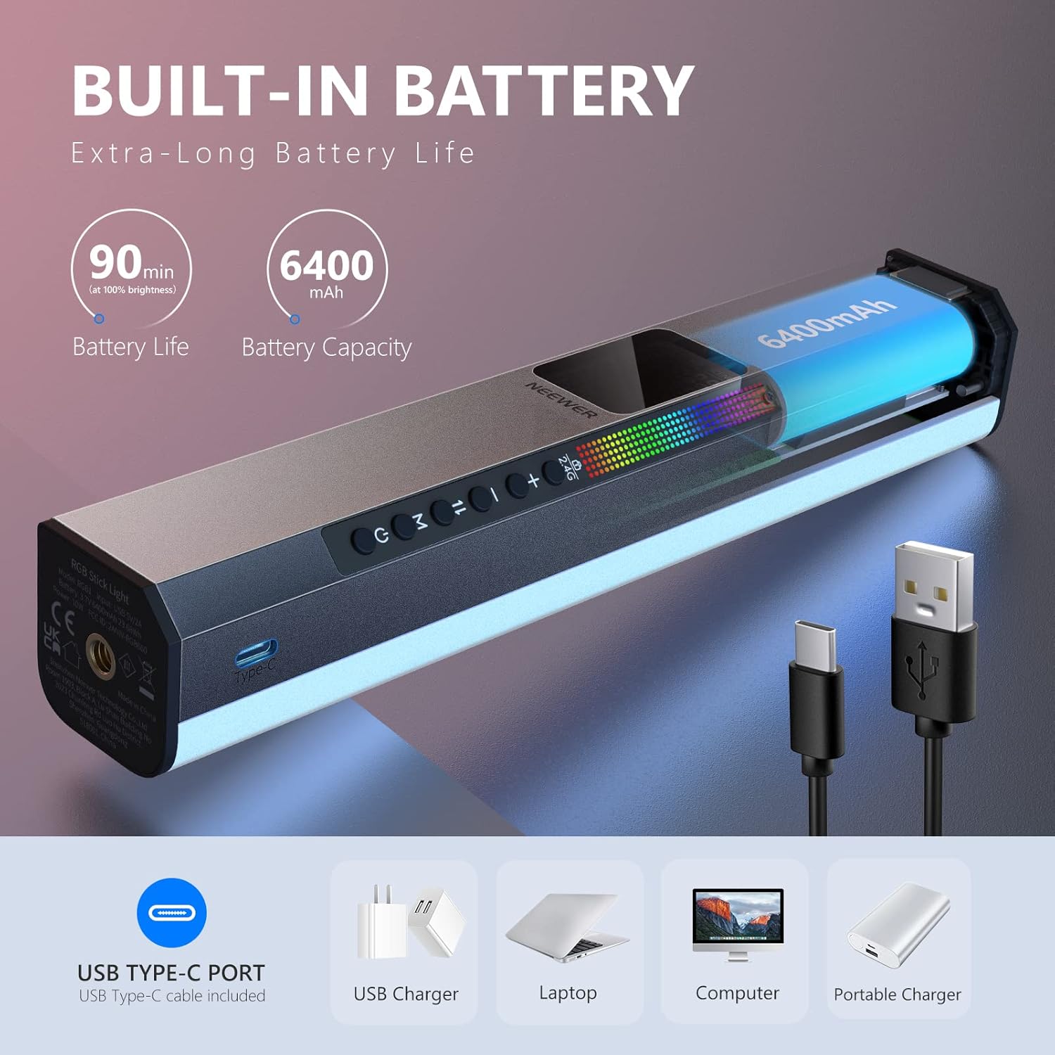 NEEWER RGB1 RGB Handheld LED Video Light