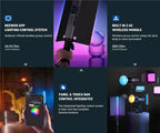 NEEWER RGB2 Handheld RGB LED Video Light Wand - 2 Pack