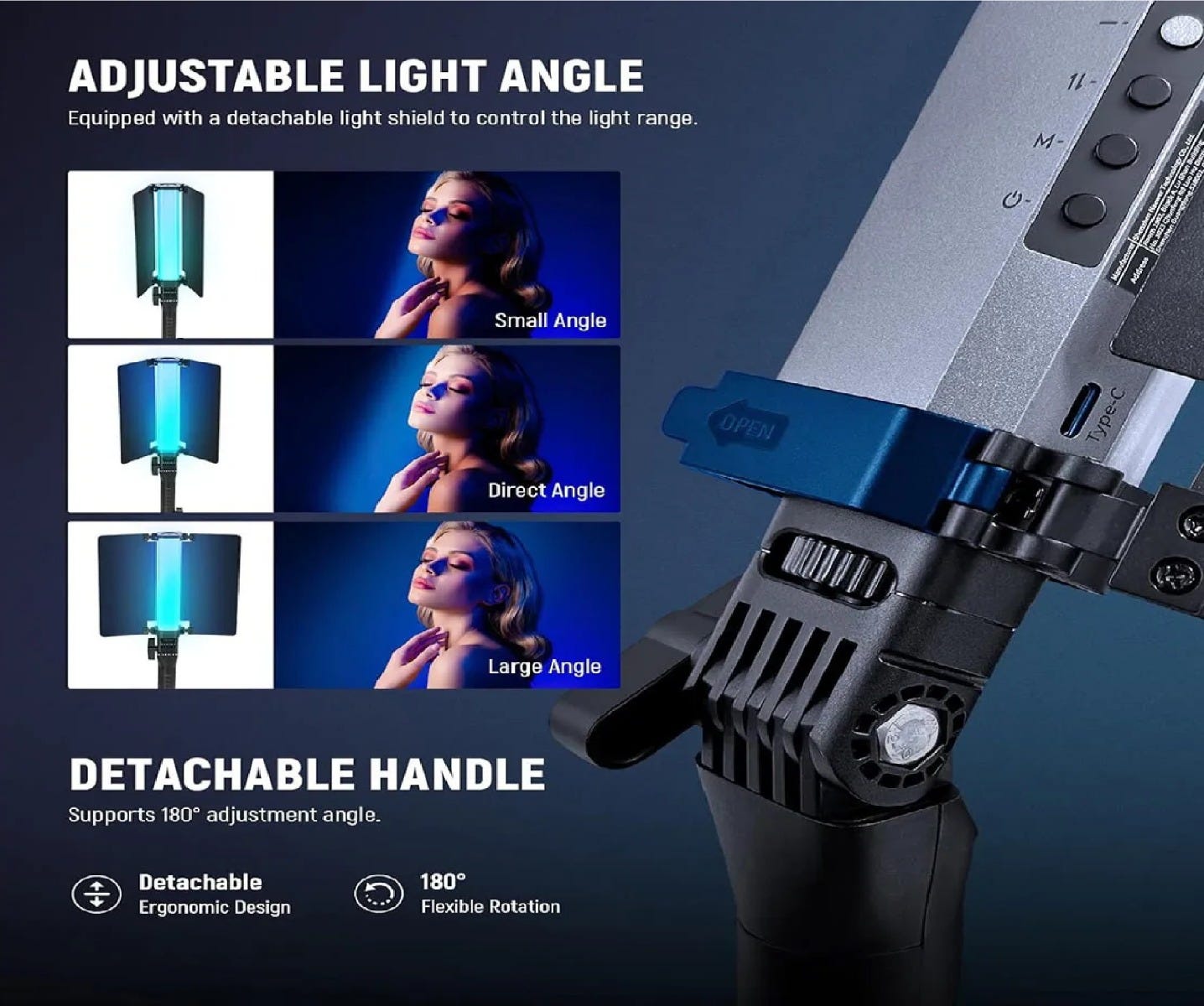 NEEWER RGB2 Handheld RGB LED Video Light Wand - 2 Pack