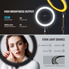NEEWER RH12B 12 Ring Light with Light Stand Kit