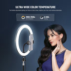 NEEWER RH12B 12 Ring Light with Light Stand Kit