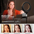 NEEWER RL7B 18cm Ring Light with Mini Stand
