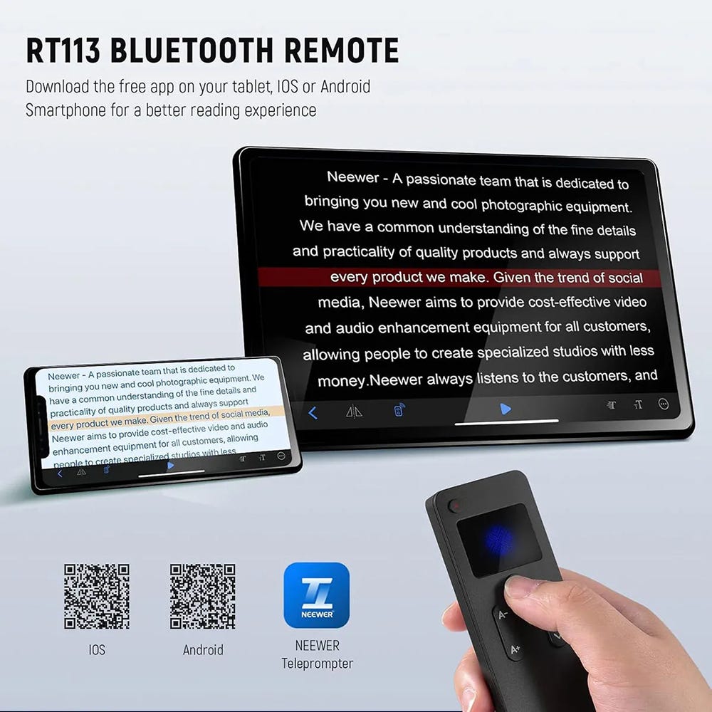 NEEWER RT113 Remote for NEEWER Teleprompter App