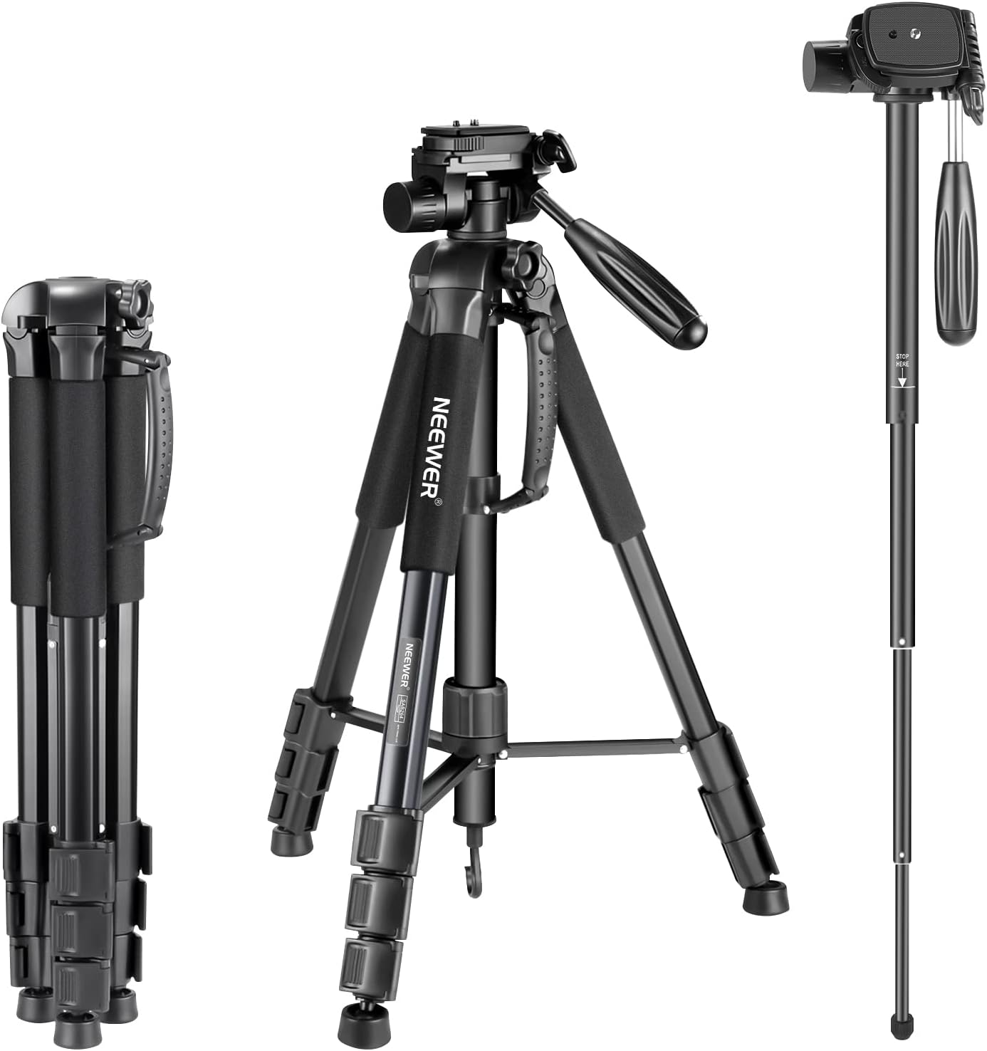NEEWER SAB264 2-in-1 Tripod and Monopod Kit 
