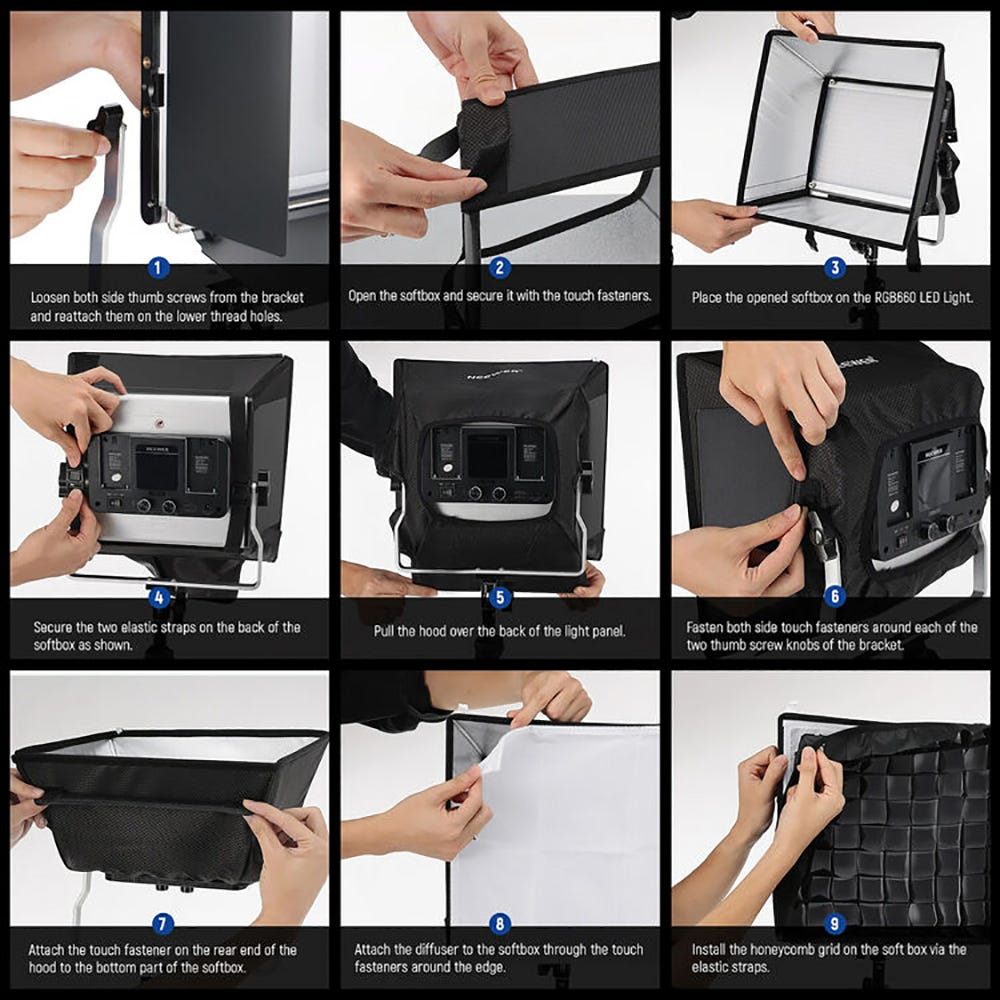 NEEWER Softbox Diffuser for 660 Series LED Lights