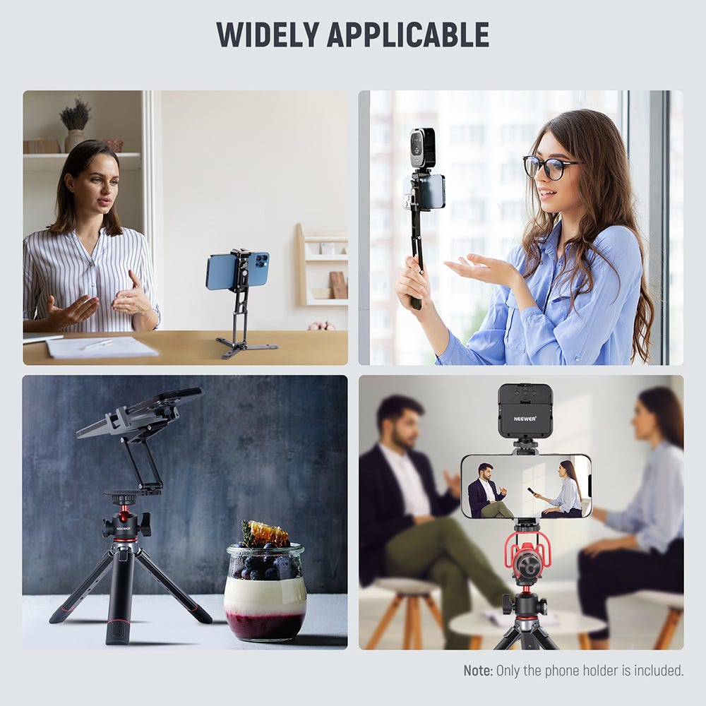 NEEWER SP-04 Phone Tripod Mount with Cold Shoe