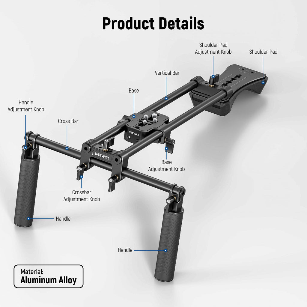 NEEWER SR004 Universal Shoulder Rig