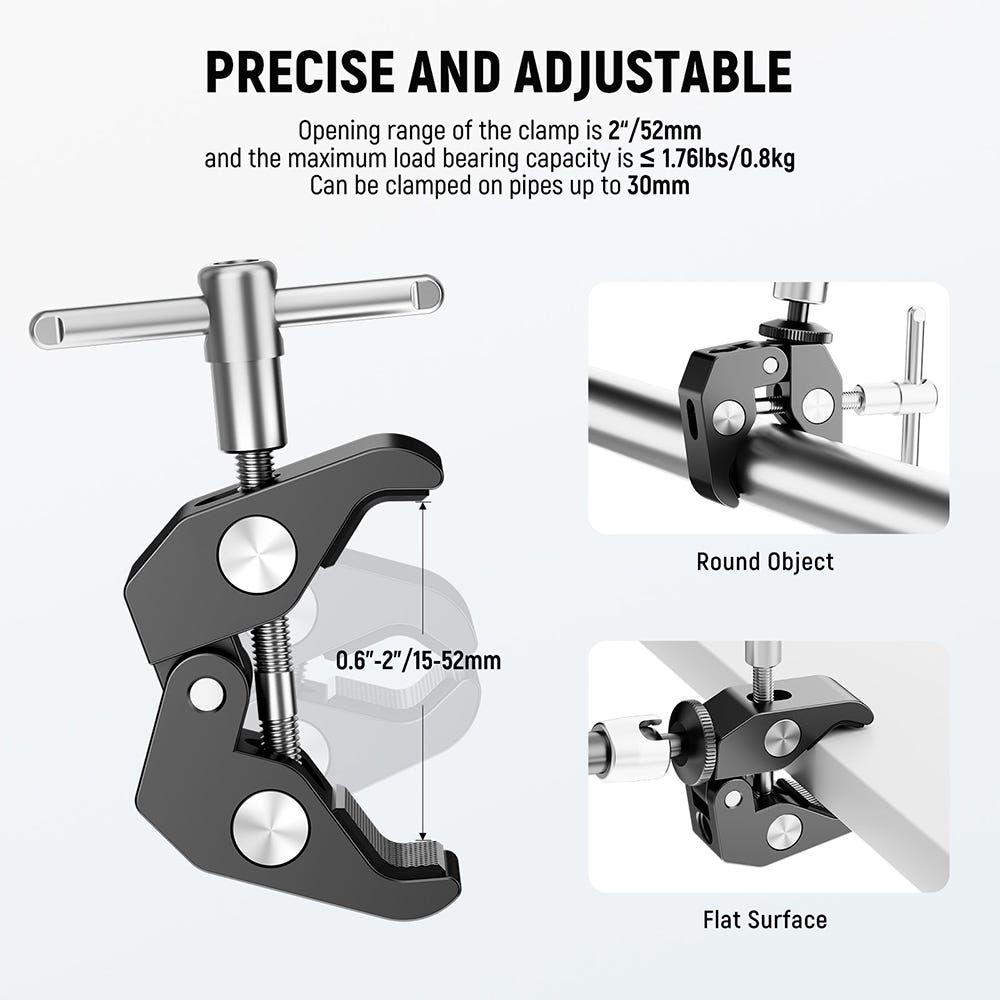 NEEWER ST25C 25cm Magic Arm with Clamp