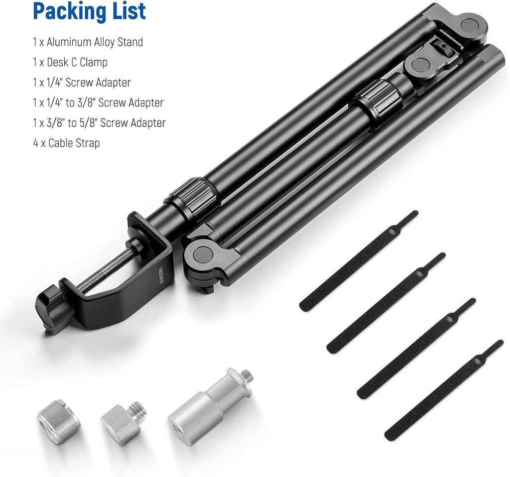 NEEWER ST3 Flexible Overhead Camera Mount Desk Stand