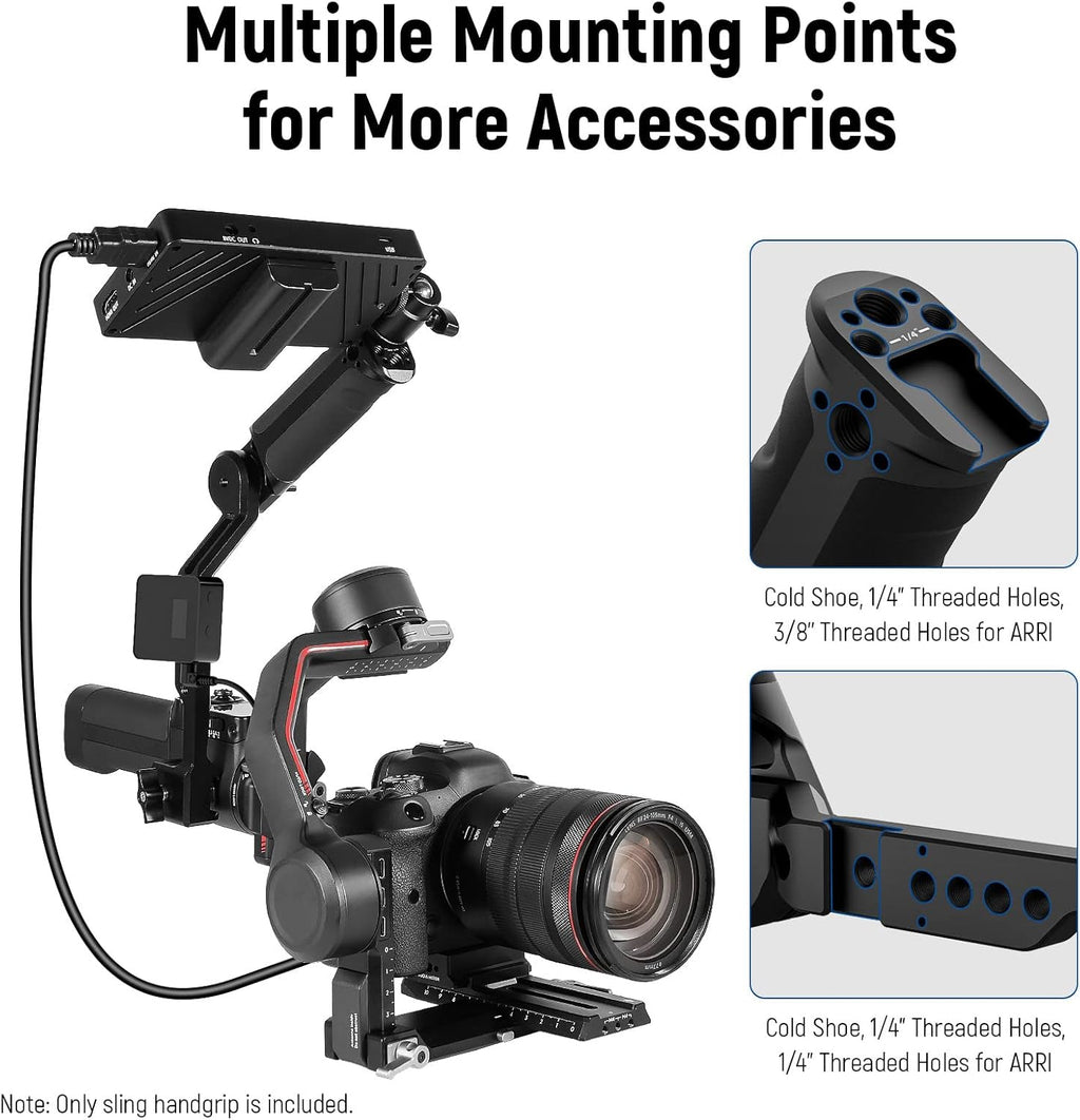 NEEWER ST49 Adjustable Handle for DJI RS2/RSC2/RS3/RS3 Pro