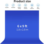 NEEWER Studio Backdrop Blue - 1.8x2.8m