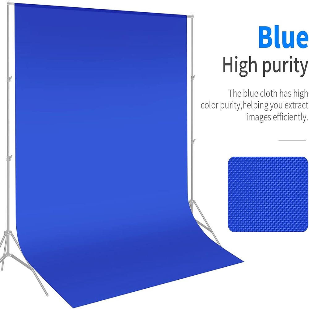NEEWER Studio Backdrop Blue - 1.8x2.8m