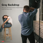 NEEWER Studio Backdrop Grey - 1.8x2.8m