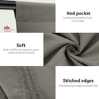 NEEWER Studio Backdrop Grey - 1.8x2.8m