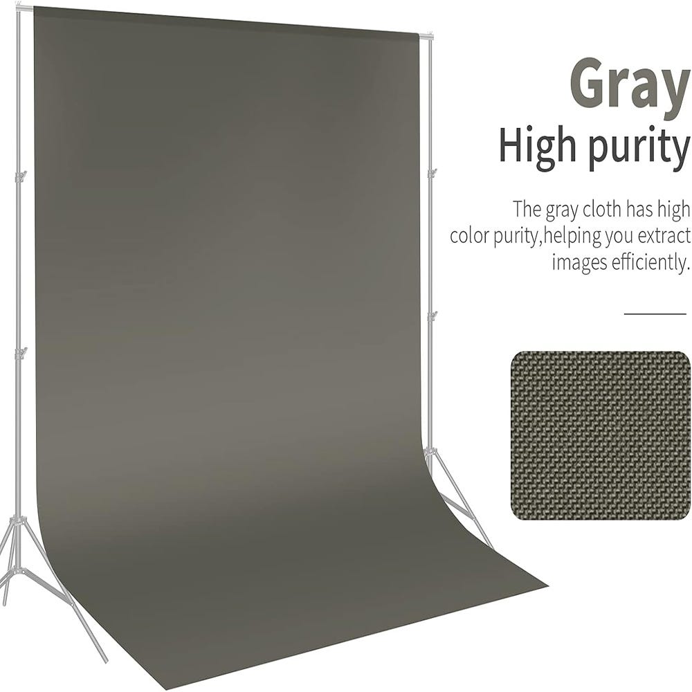 NEEWER Studio Backdrop Grey - 1.8x2.8m