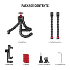 NEEWER T91 Flexible Tripod with 2 Magic Arms