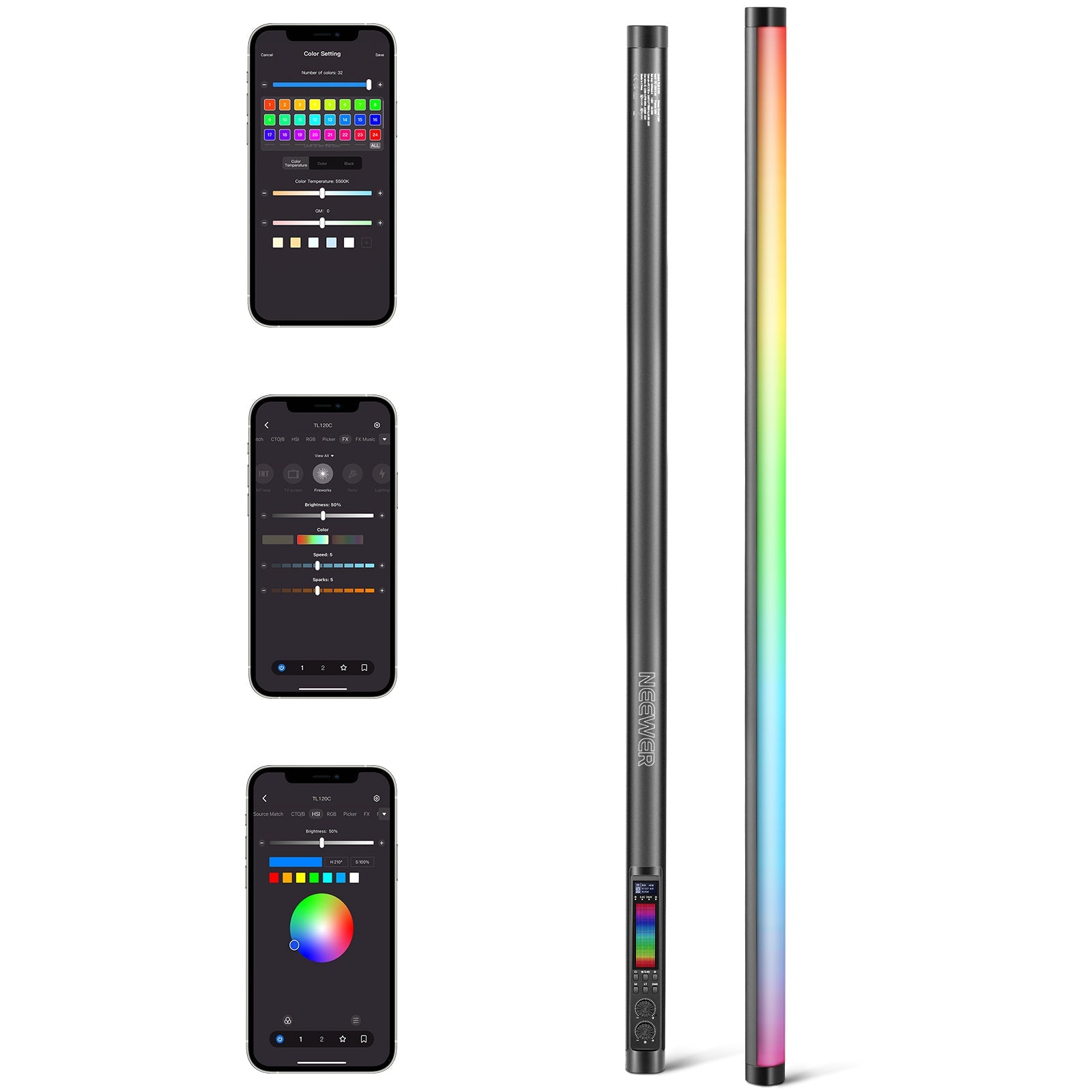 NEEWER TL120C RGB Stick Light