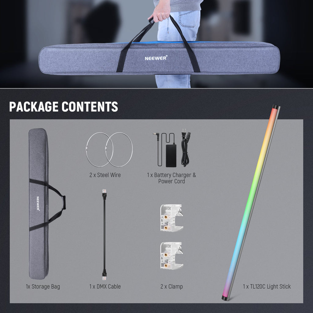 NEEWER TL120C RGB Stick Light