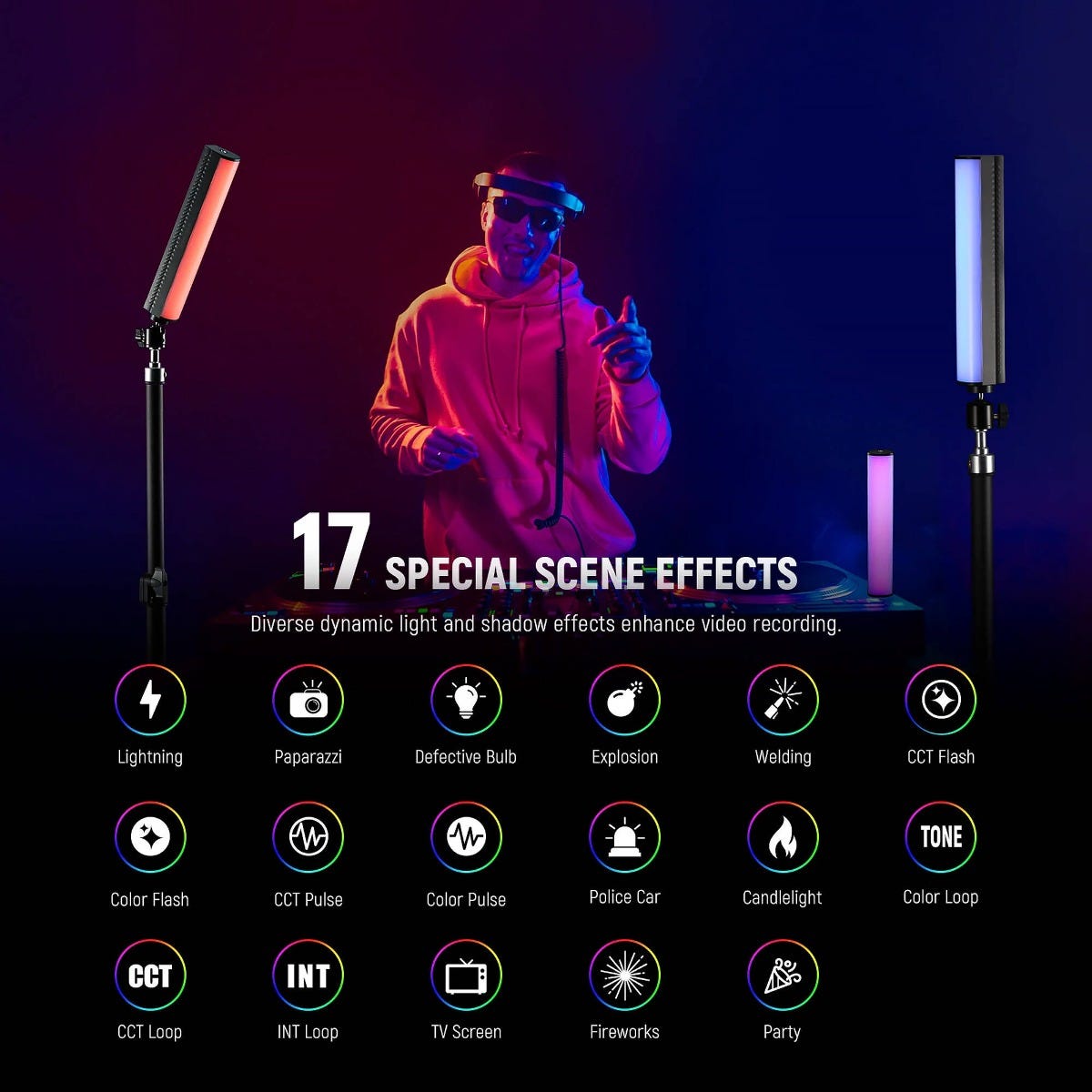 NEEWER TL20C RGB LED Light Wand