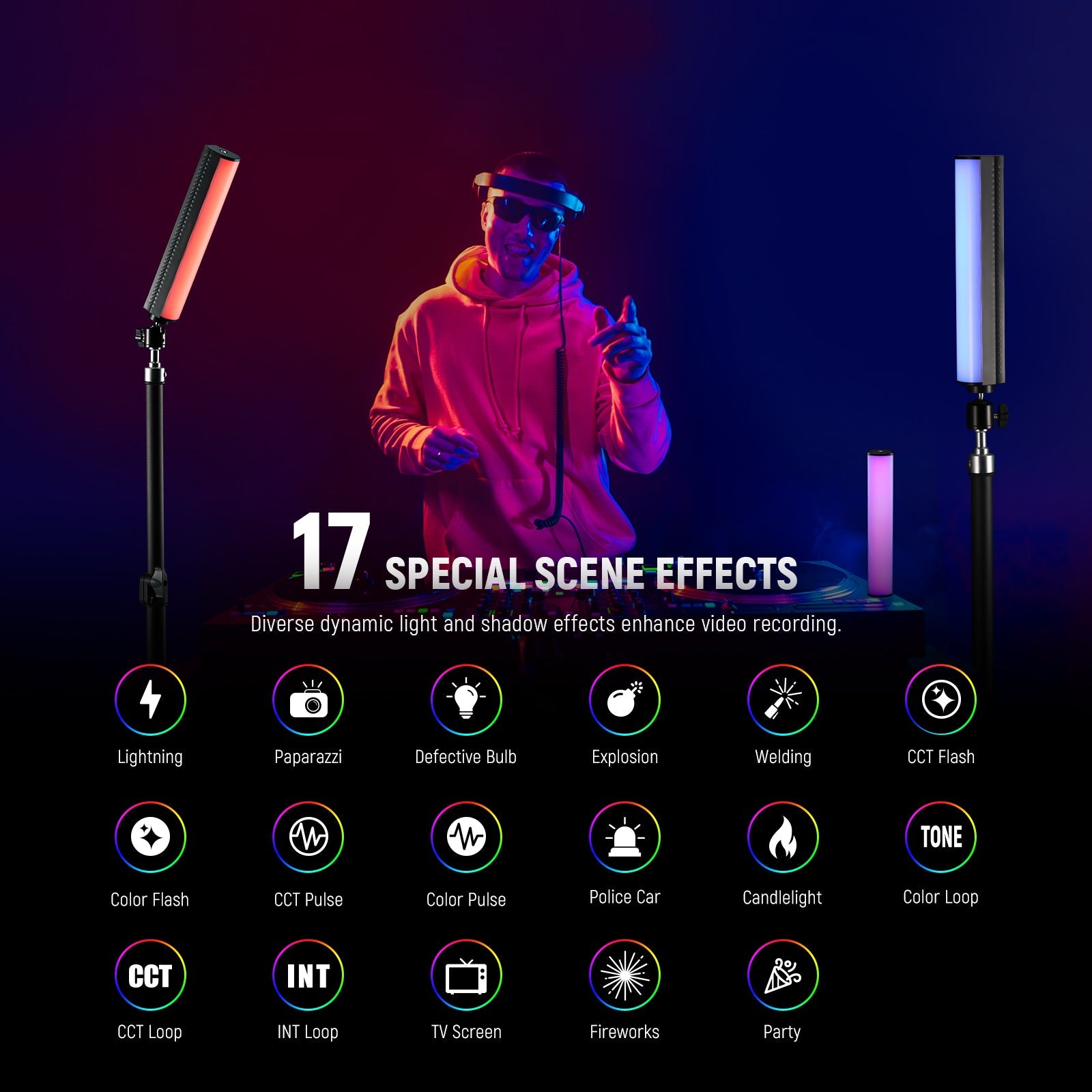 NEEWER TL21C LED Light Wand