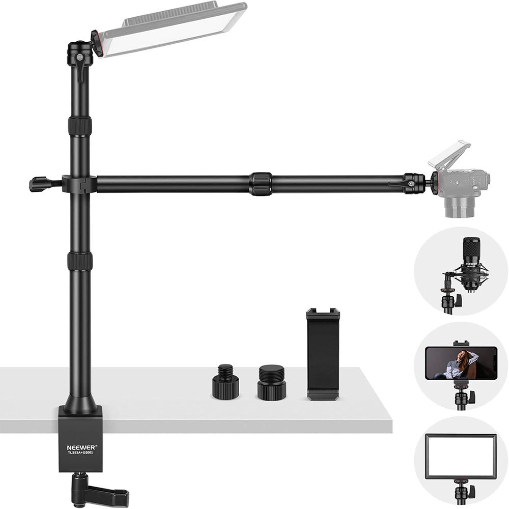 NEEWER TL253A+DS001 Overhead Camera Mount