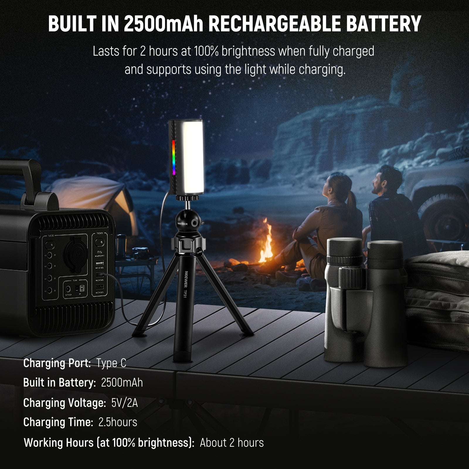 NEEWER TL97C LED Light Wand